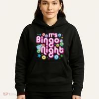 ItS Bingo Night Funny Bingo Gambling Hoodie thumb 5
