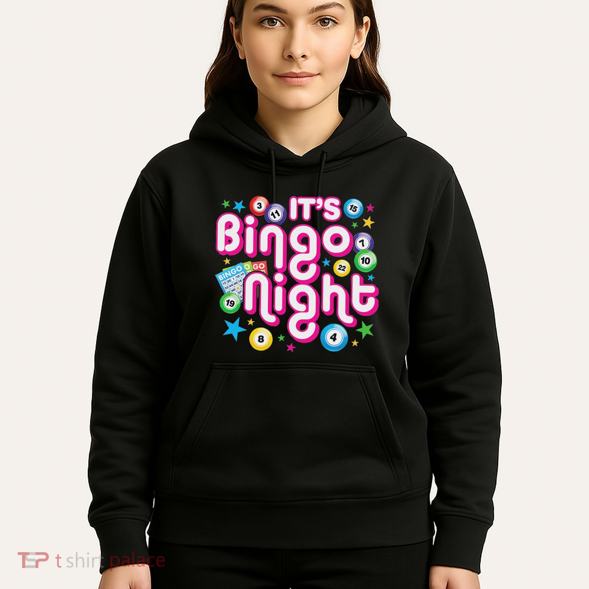 ItS Bingo Night Funny Bingo Gambling Hoodie