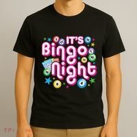 ItS Bingo Night Funny Bingo Gambling T-Shirt thumb 3