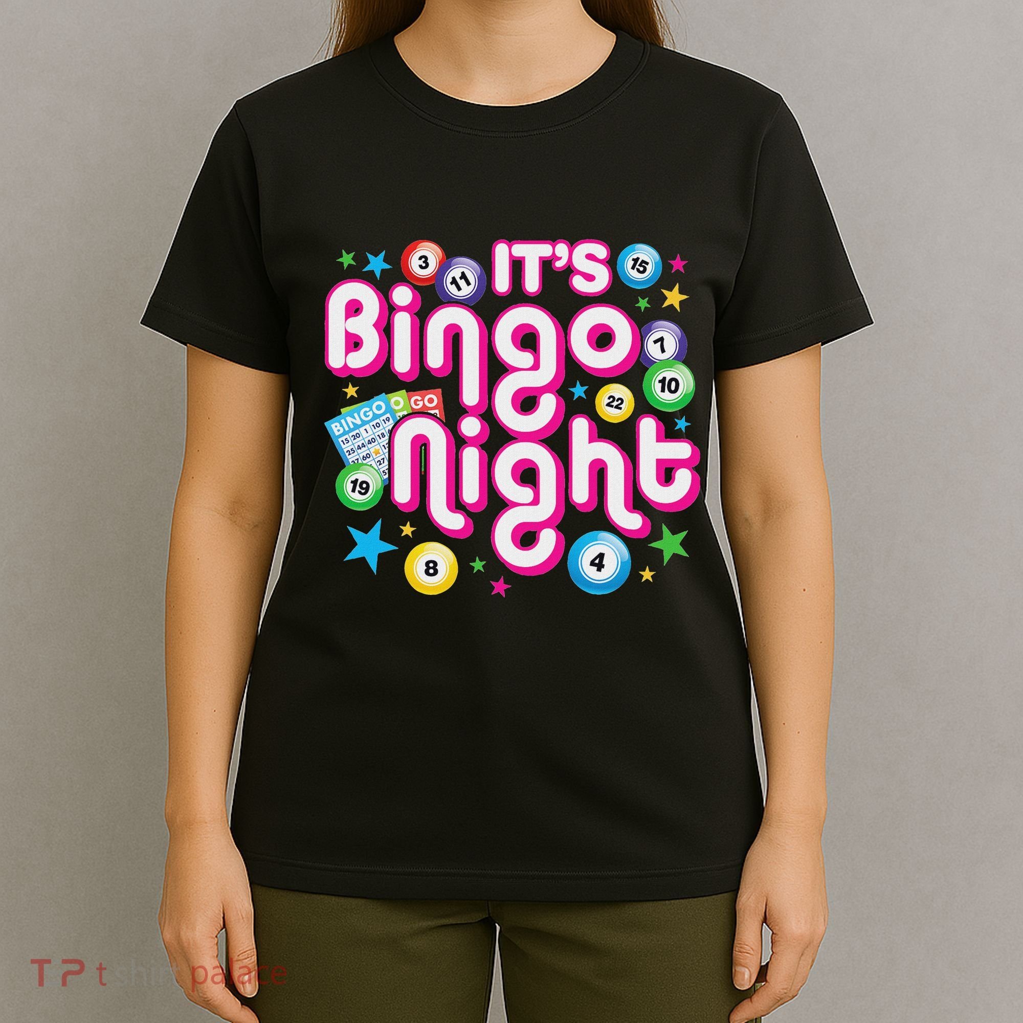 ItS Bingo Night Funny Bingo Gambling T-Shirt