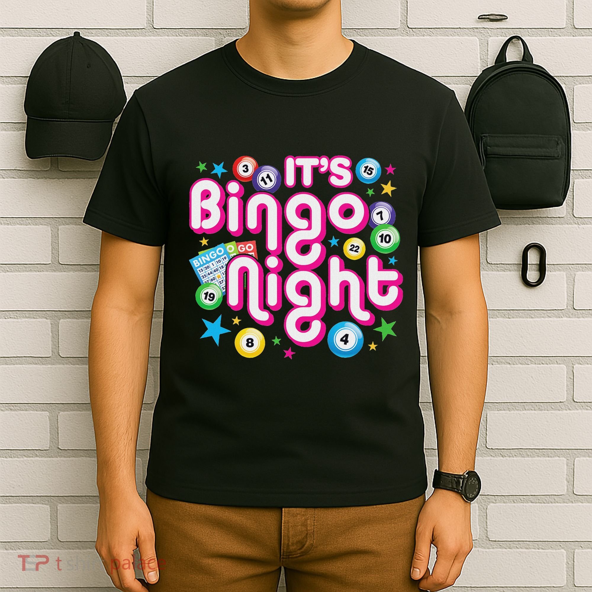 ItS Bingo Night Funny Bingo Gambling T-Shirt
