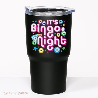 ItS Bingo Night Funny Bingo Gambling Tumbler