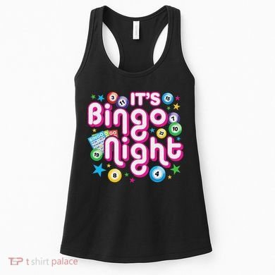 ItS Bingo Night Funny Bingo Gambling Women's Tank Top