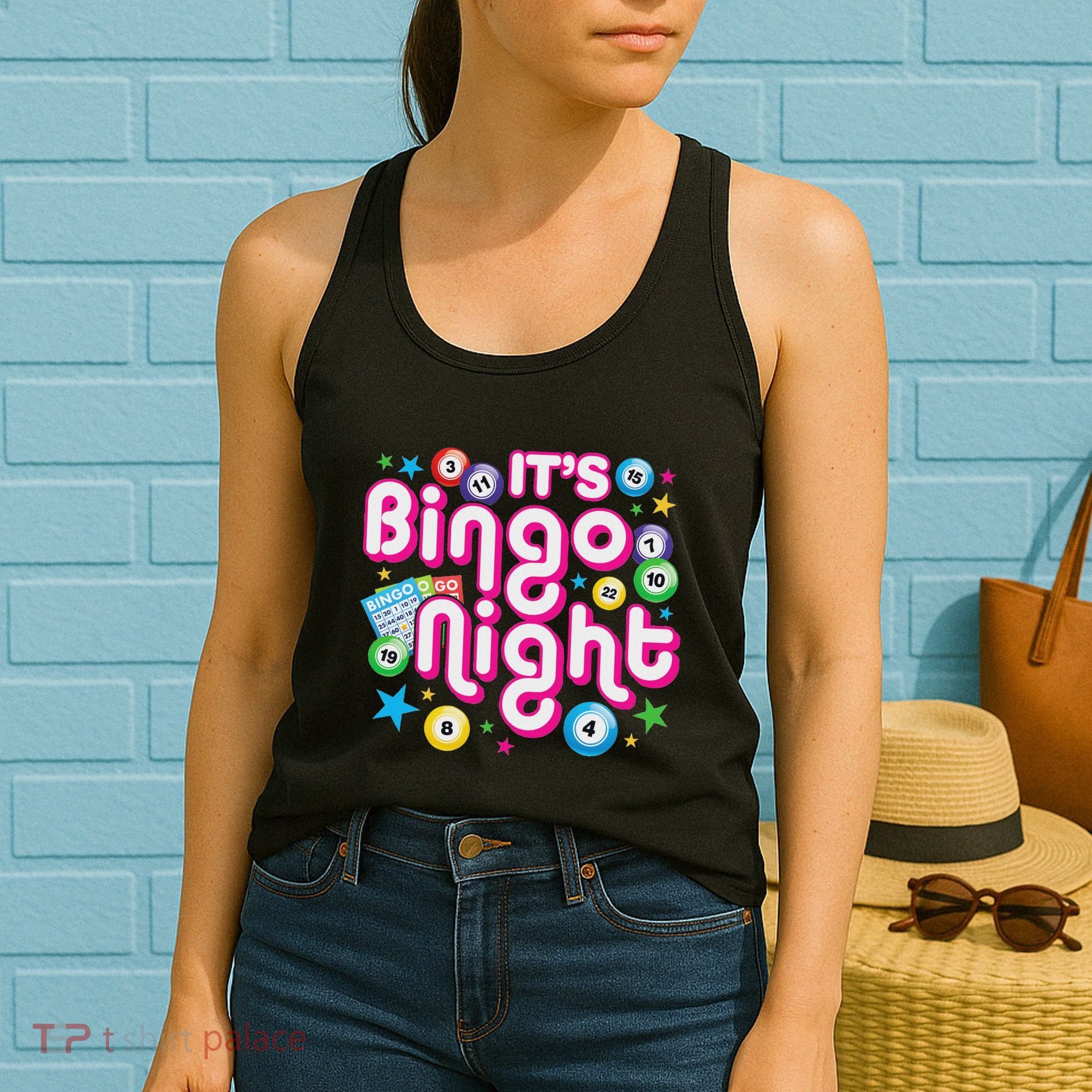 ItS Bingo Night Funny Bingo Gambling Women's Tank Top