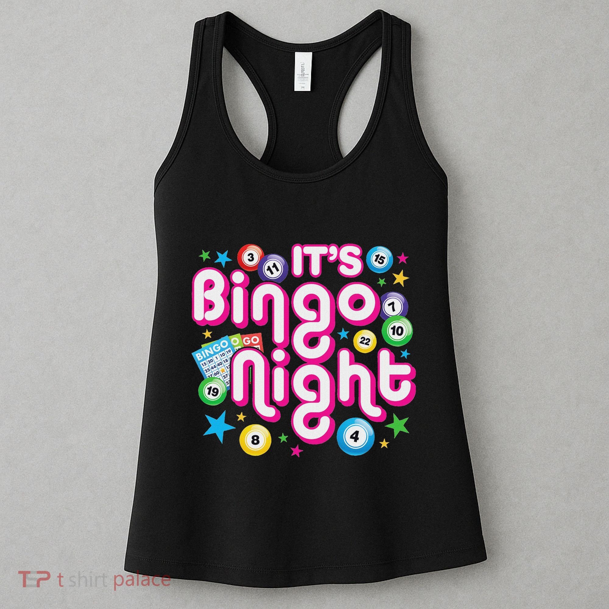 ItS Bingo Night Funny Bingo Gambling Women's Tank Top