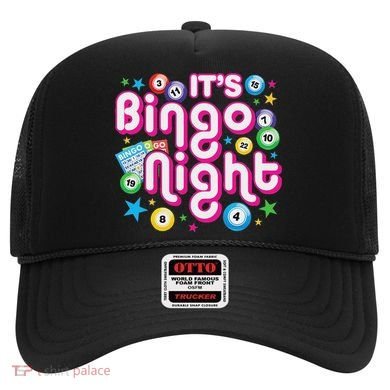 ItS Bingo Night Funny Bingo Gambling Hat