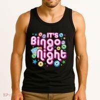 ItS Bingo Night Funny Bingo Gambling Tank Top thumb 3