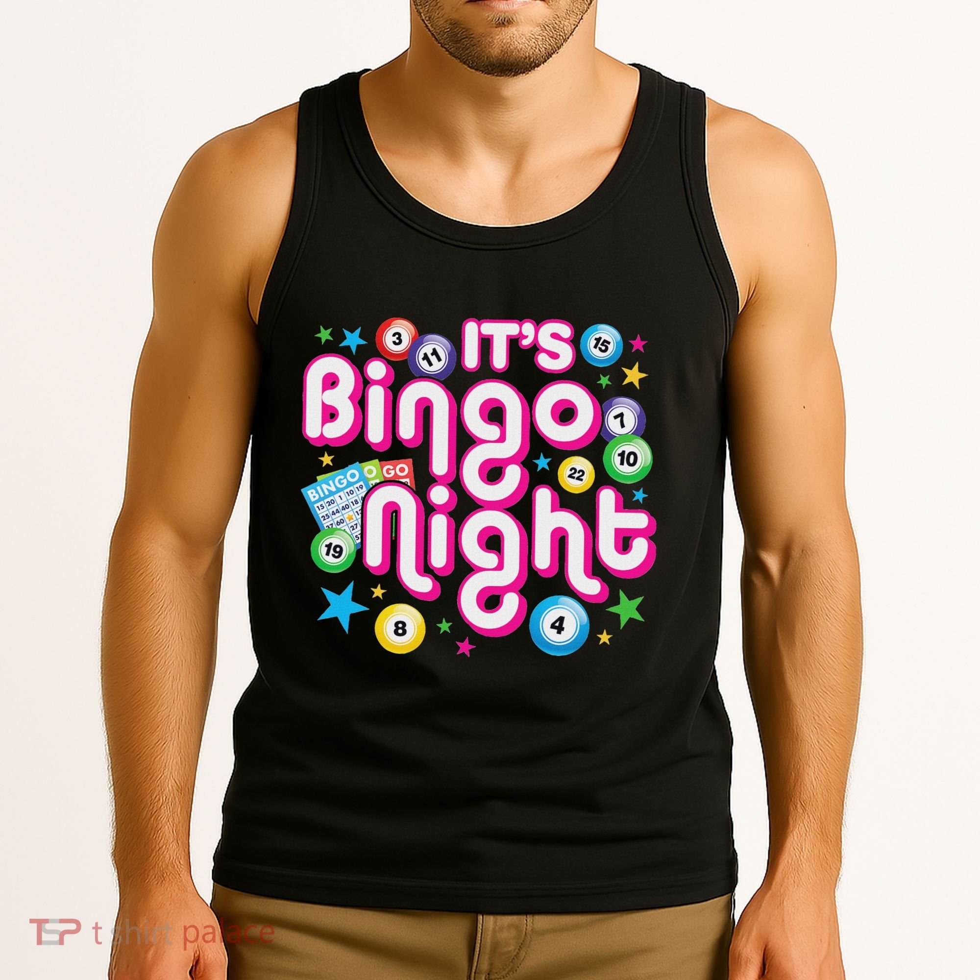 ItS Bingo Night Funny Bingo Gambling Tank Top