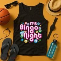 ItS Bingo Night Funny Bingo Gambling Tank Top thumb 4