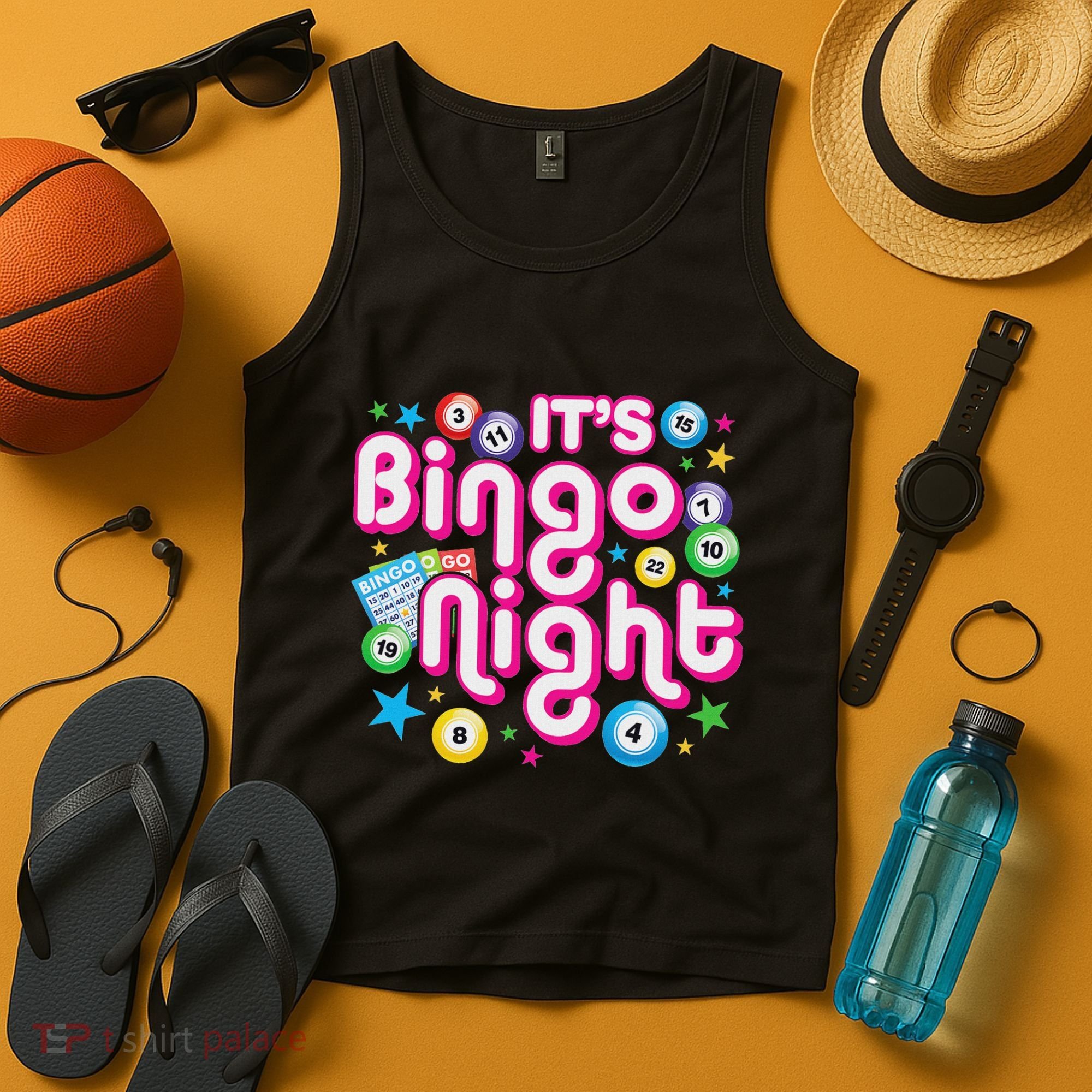 ItS Bingo Night Funny Bingo Gambling Tank Top