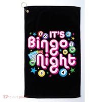 ItS Bingo Night Funny Bingo Gambling Golf Towel thumb 0