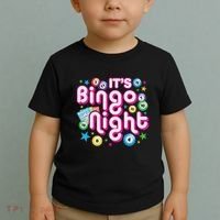 ItS Bingo Night Funny Bingo Gambling Toddler T-Shirt thumb 2