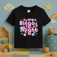 ItS Bingo Night Funny Bingo Gambling Toddler T-Shirt thumb 3