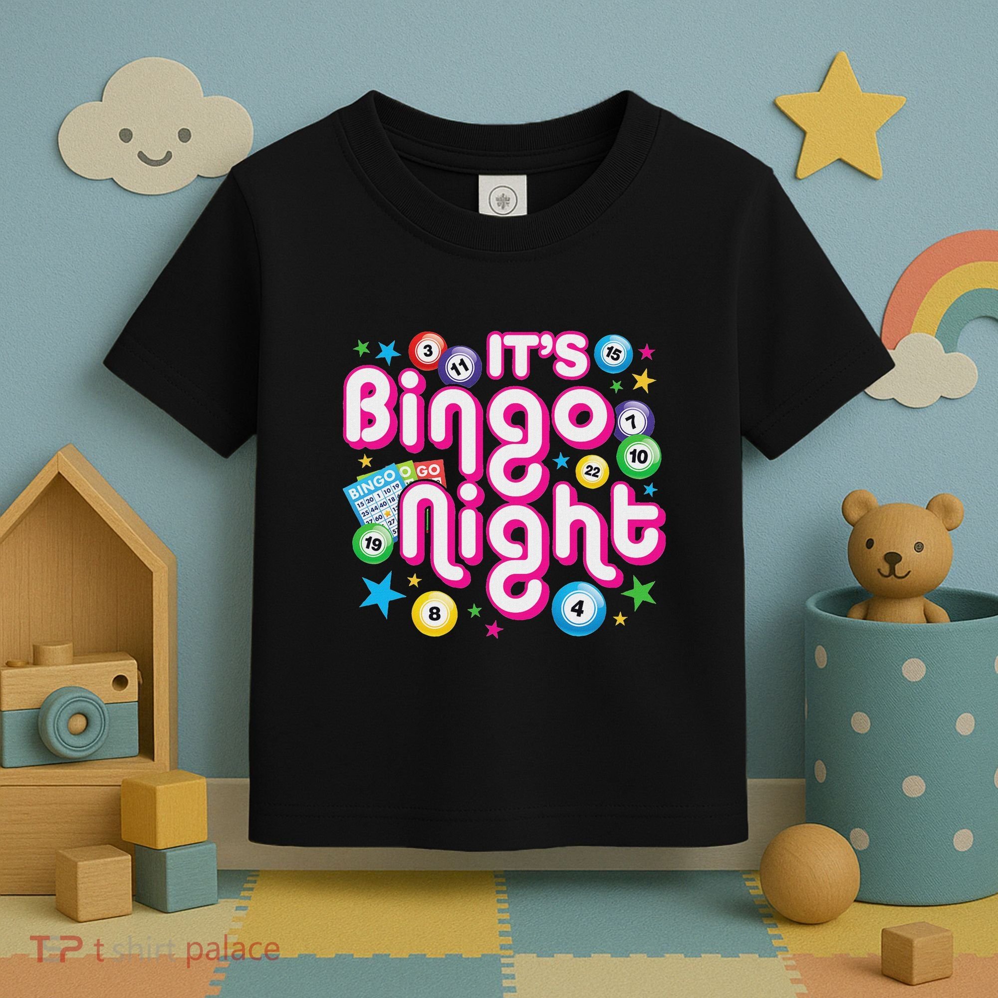 ItS Bingo Night Funny Bingo Gambling Toddler T-Shirt