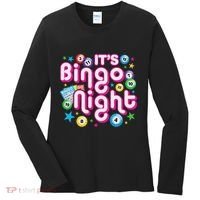 ItS Bingo Night Funny Bingo Gambling Women's Long Sleeve Shirt thumb 0