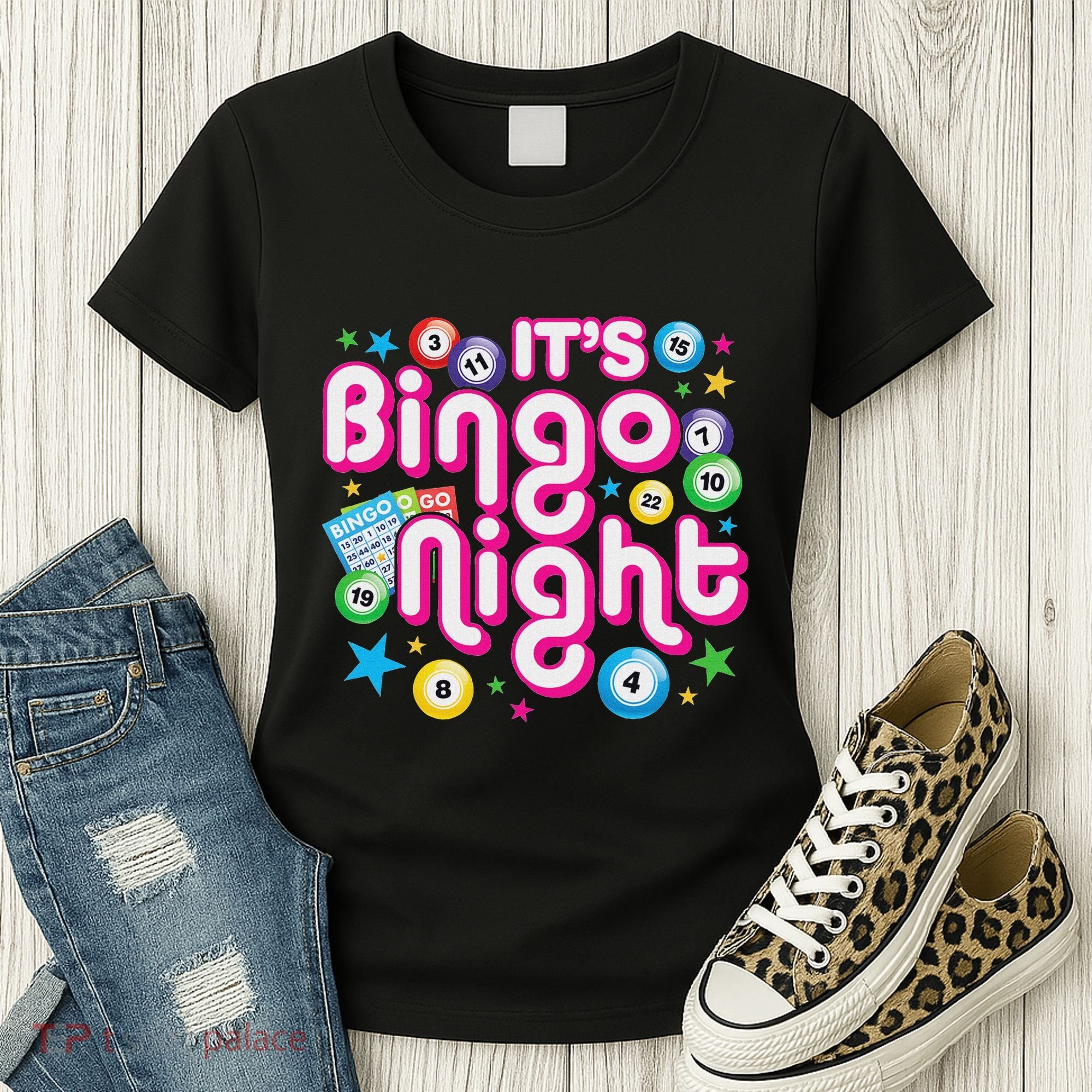 ItS Bingo Night Funny Bingo Gambling Women's T-Shirt