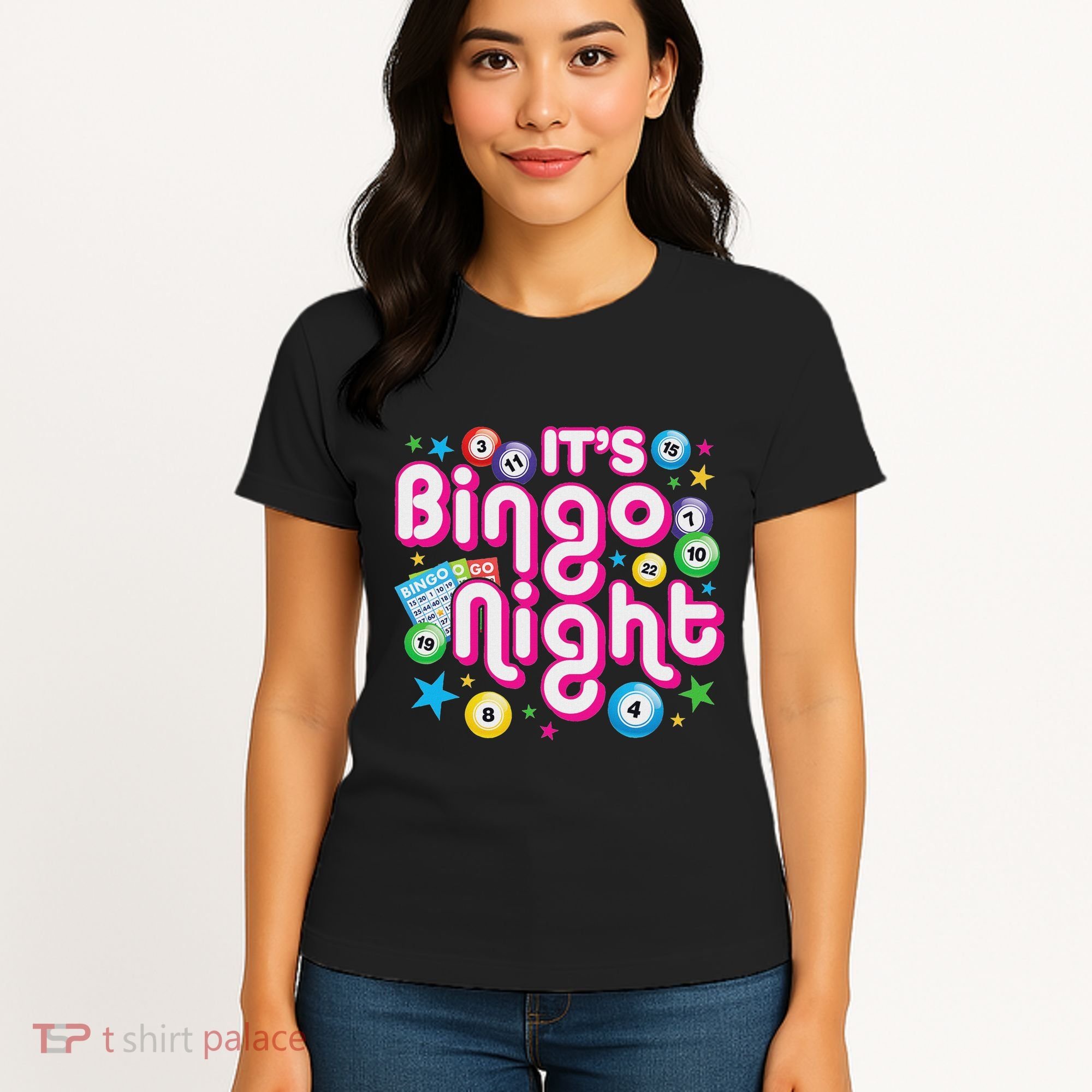 ItS Bingo Night Funny Bingo Gambling Women's T-Shirt