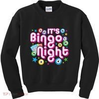 ItS Bingo Night Funny Bingo Gambling Kids Sweatshirt thumb 0