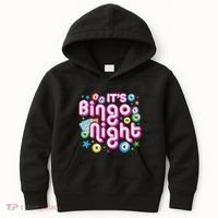ItS Bingo Night Funny Bingo Gambling Kids Hoodie thumb 0