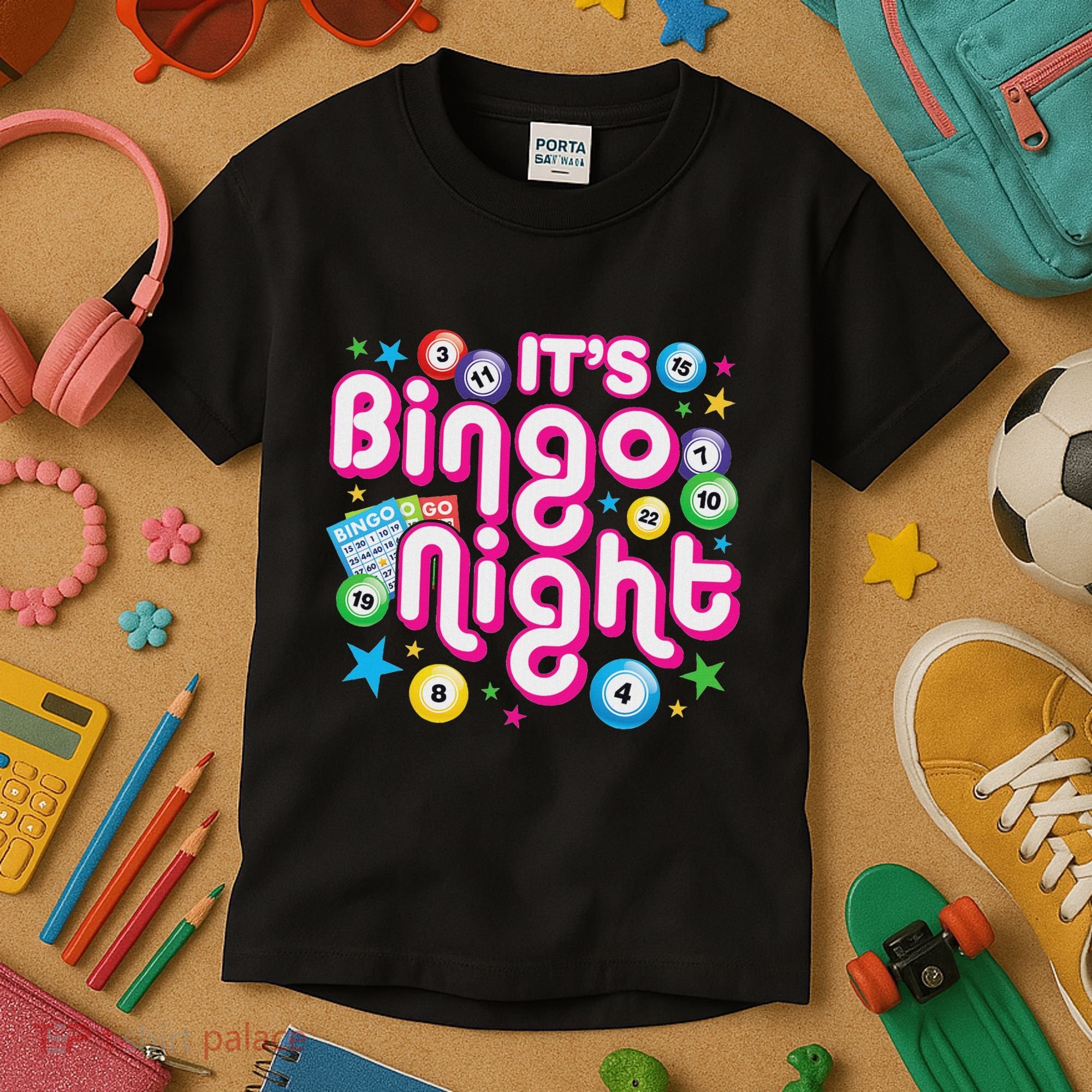 ItS Bingo Night Funny Bingo Gambling Kids T-Shirt