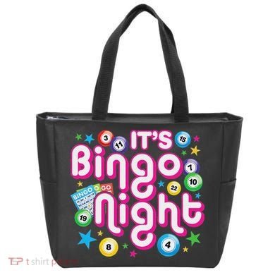 ItS Bingo Night Funny Bingo Gambling Tote Bag
