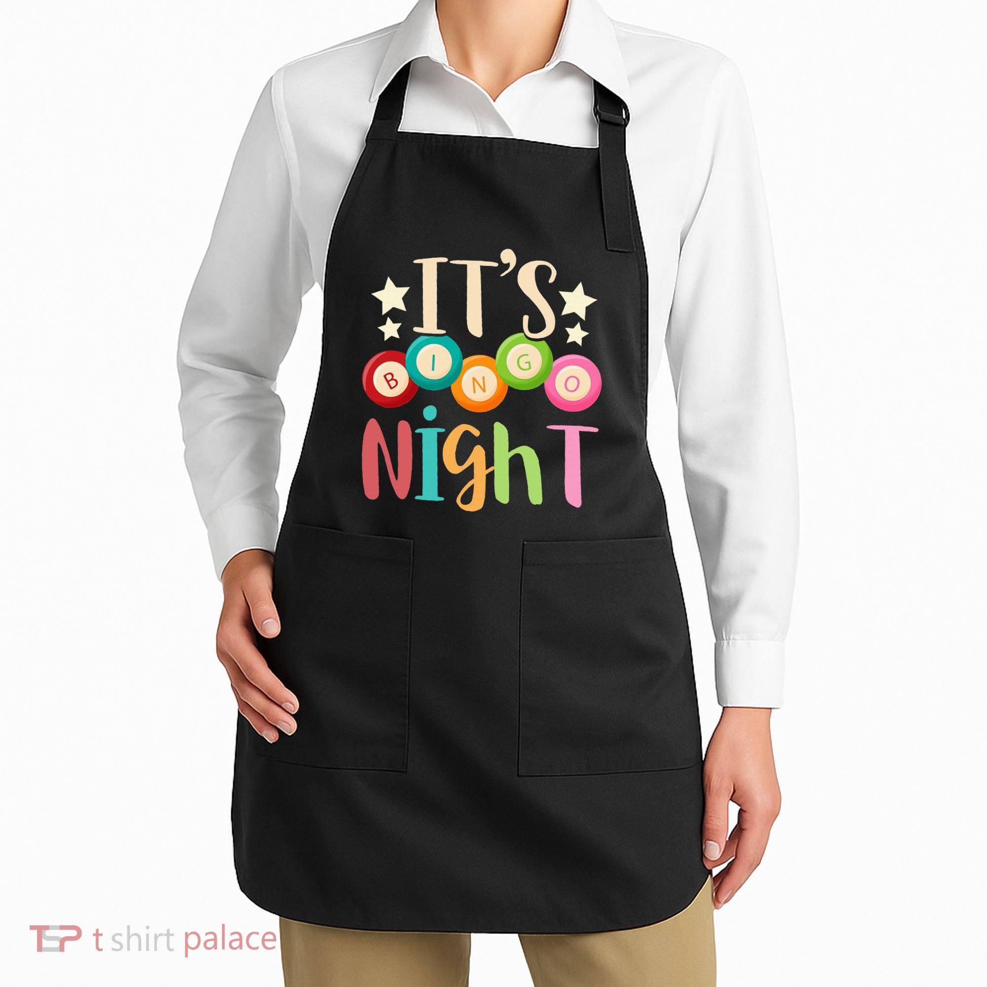 Its Bingo Night Bingo Player Gift Gambling Lottery Bingo Apron