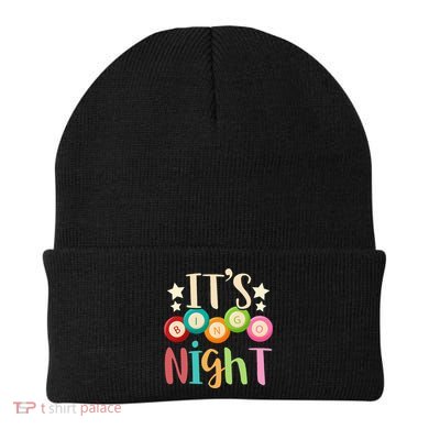 Its Bingo Night Bingo Player Gift Gambling Lottery Bingo Beanie