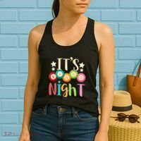 Its Bingo Night Bingo Player Gift Gambling Lottery Bingo Women's Tank Top thumb 2
