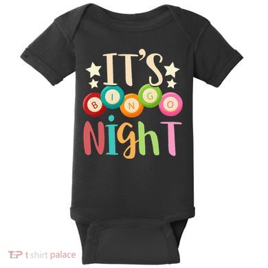 Its Bingo Night Bingo Player Gift Gambling Lottery Bingo Baby Bodysuit