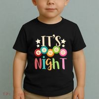 Its Bingo Night Bingo Player Gift Gambling Lottery Bingo Toddler T-Shirt thumb 2