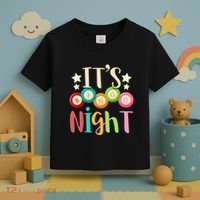 Its Bingo Night Bingo Player Gift Gambling Lottery Bingo Toddler T-Shirt thumb 3