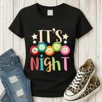 Its Bingo Night Bingo Player Gift Gambling Lottery Bingo Women's T-Shirt thumb 3