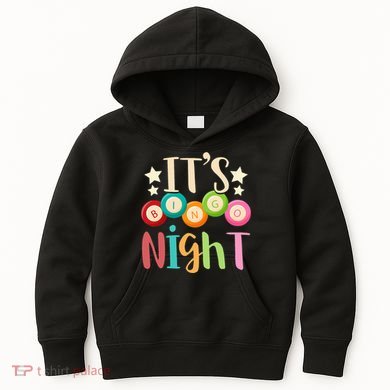 Its Bingo Night Bingo Player Gift Gambling Lottery Bingo Kids Hoodie