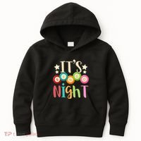 Its Bingo Night Bingo Player Gift Gambling Lottery Bingo Kids Hoodie thumb 0