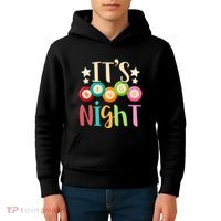 Its Bingo Night Bingo Player Gift Gambling Lottery Bingo Kids Hoodie thumb 4