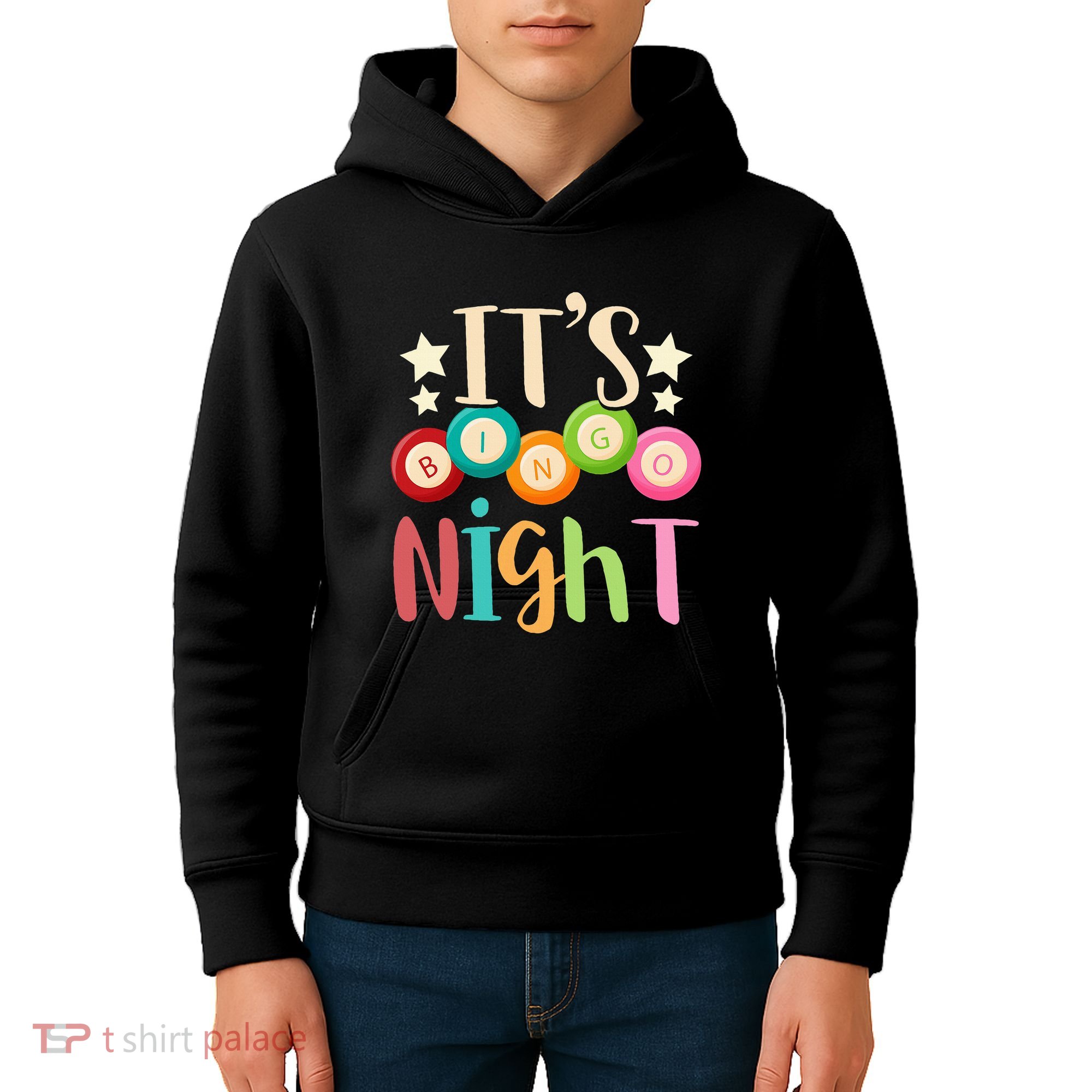 Its Bingo Night Bingo Player Gift Gambling Lottery Bingo Kids Hoodie