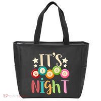 Its Bingo Night Bingo Player Gift Gambling Lottery Bingo Tote Bag thumb 0