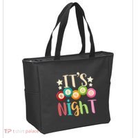 Its Bingo Night Bingo Player Gift Gambling Lottery Bingo Tote Bag thumb 2