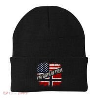 I'm Both Of Them American Norwegian Beanie thumb 0