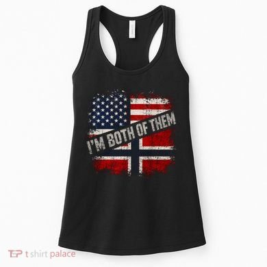 I'm Both Of Them American Norwegian Women's Tank Top