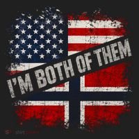 I'm Both Of Them American Norwegian Hat thumb 2