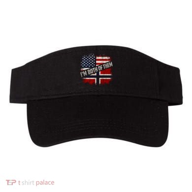 I'm Both Of Them American Norwegian Visor