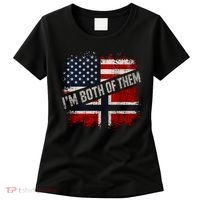 I'm Both Of Them American Norwegian Women's T-Shirt thumb 0