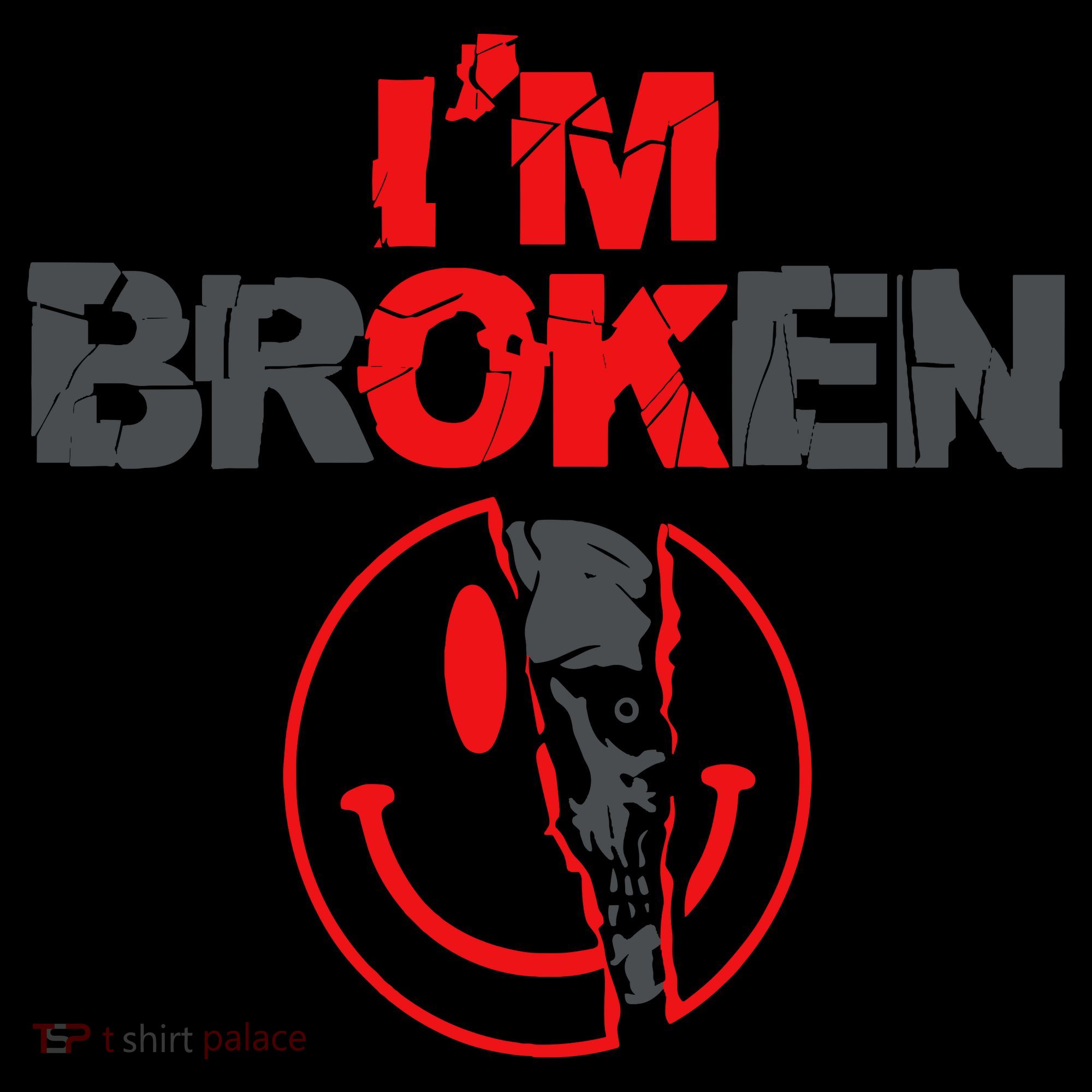 IM Broken (On Back) Ornament