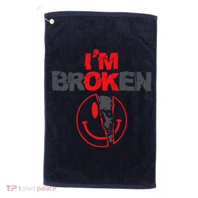 IM Broken (On Back) Golf Towel