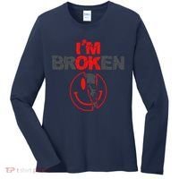IM Broken (On Back) Women's Long Sleeve Shirt thumb 0