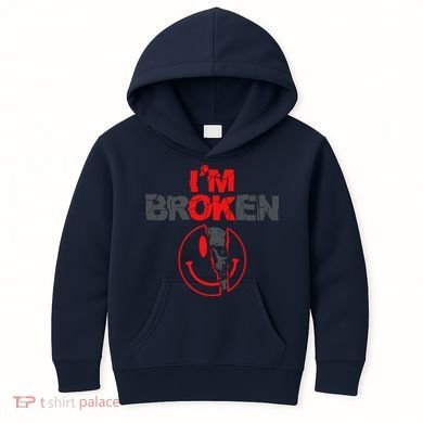 IM Broken (On Back) Kids Hoodie