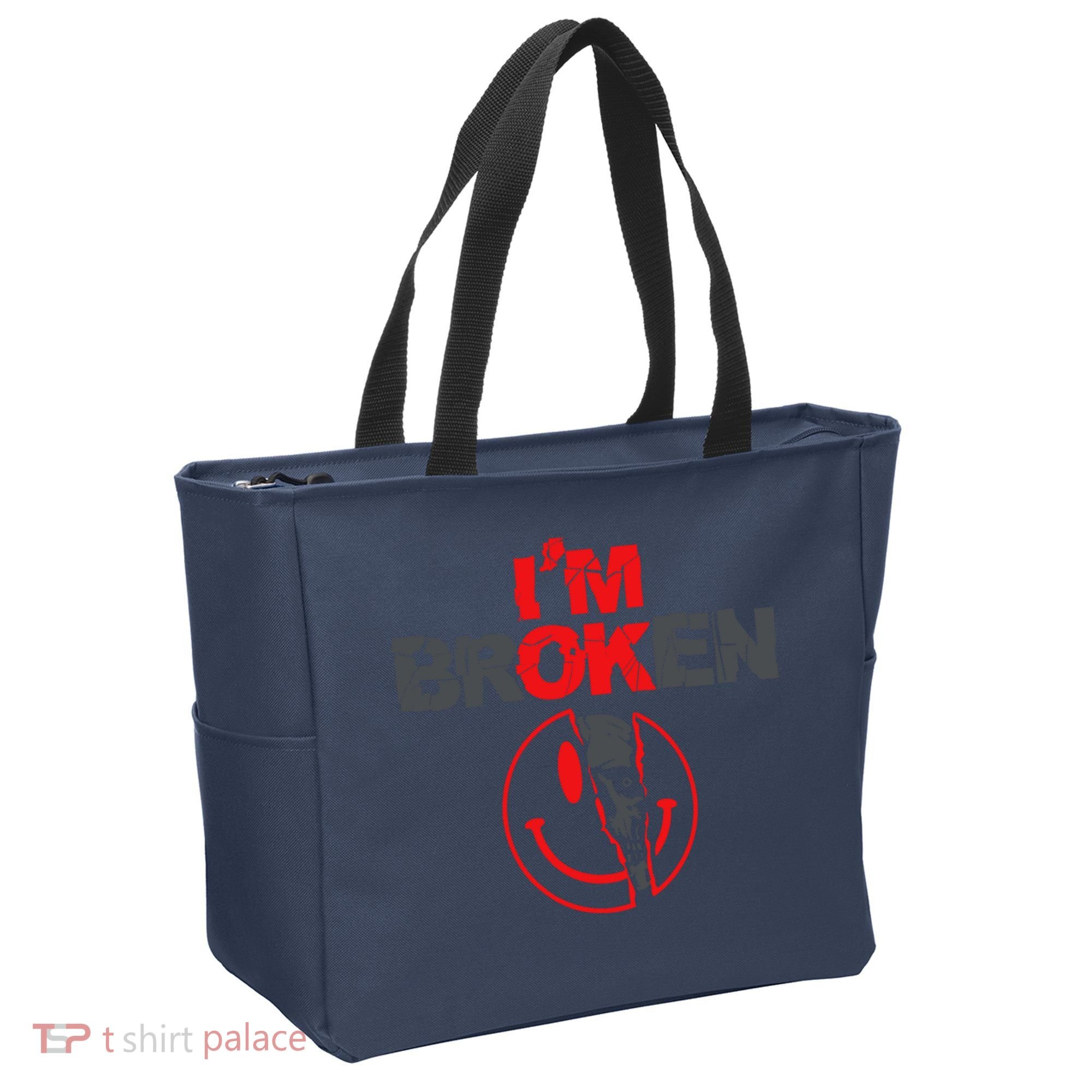 IM Broken (On Back) Tote Bag