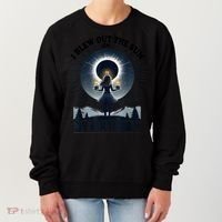 I Blew Out The Sun On My Birthday Total Solar Eclipse Retro Women's Sweatshirt thumb 0