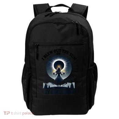 I Blew Out The Sun On My Birthday Total Solar Eclipse Retro Backpack
